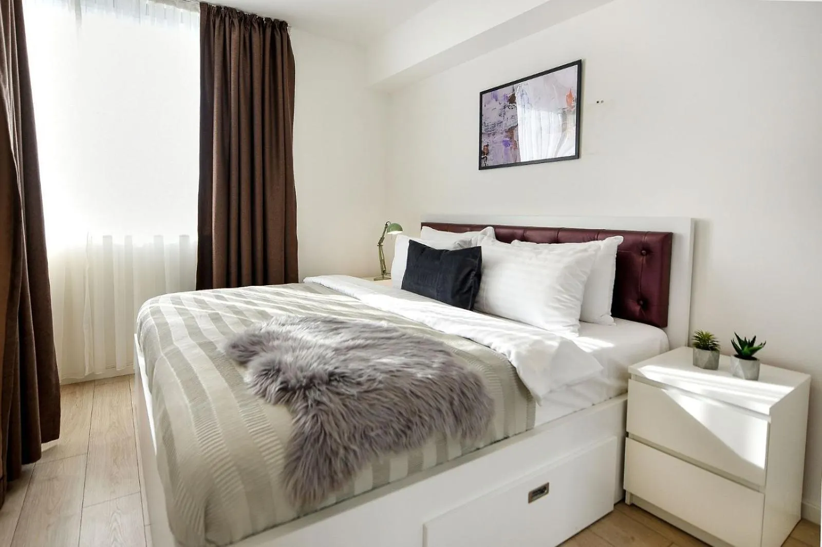 דירות בוקרשט Wonderfull 1Br Aviatiei רומניה